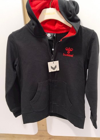 Hummel Siyah Kapüşonlu Erkek Çocuk Ceket