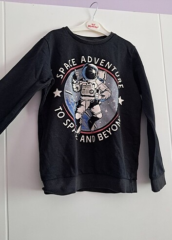 astronot desenli sweat