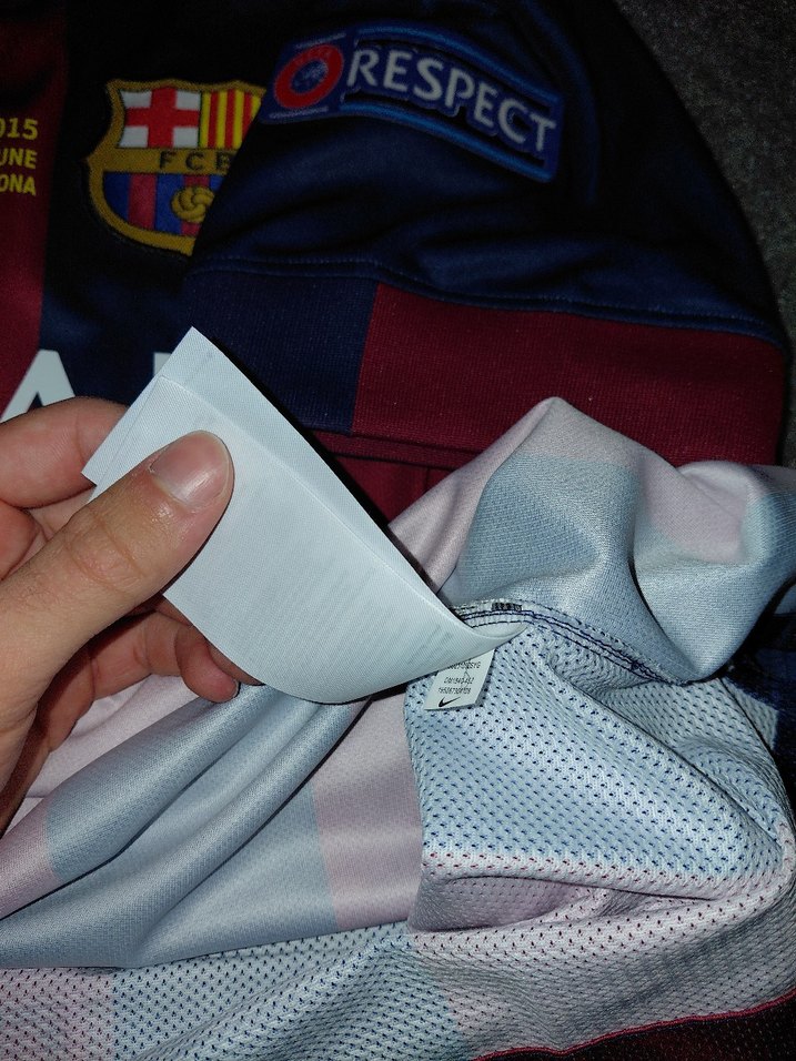 Barcelona 2014-15 iç saha final forması - Görsel 5