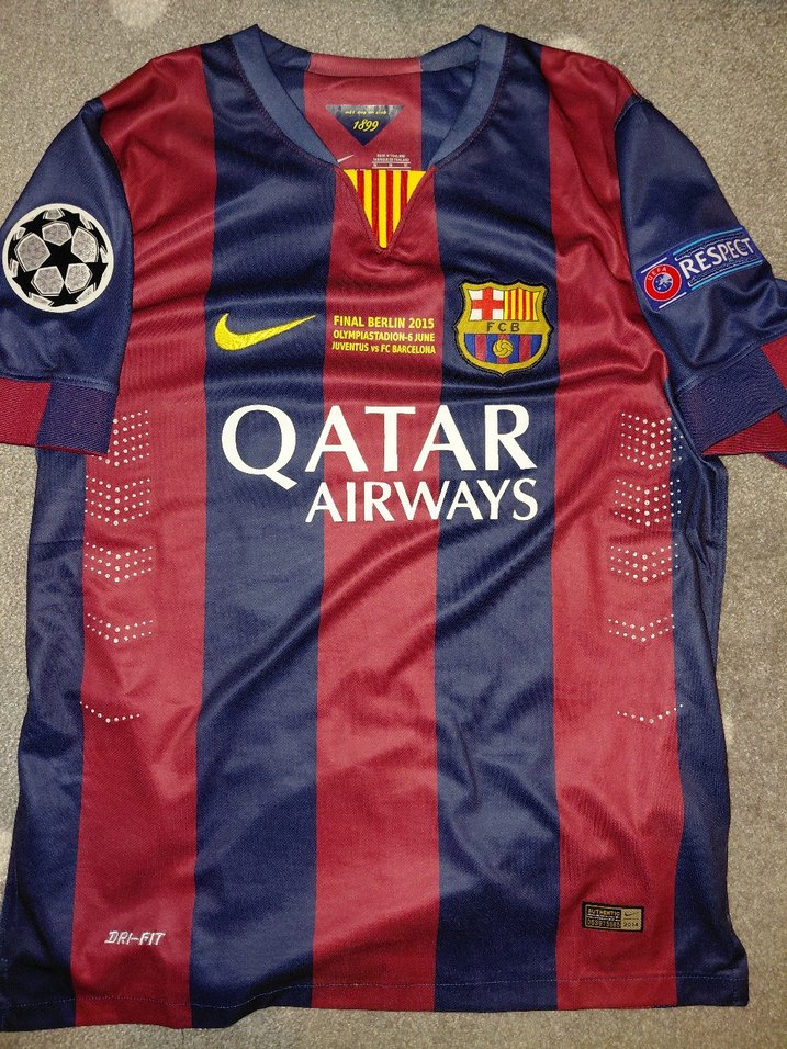 Barcelona 2014-15 iç saha final forması - Görsel 2