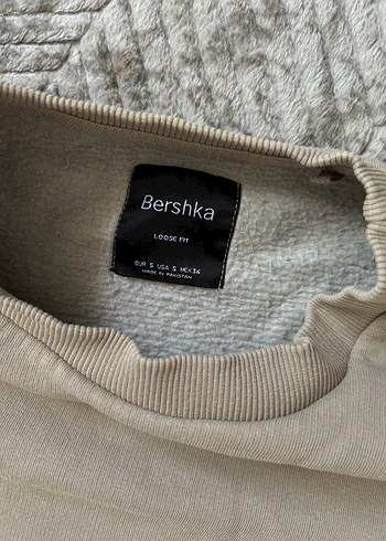 Bershka Bej Sweatshirt