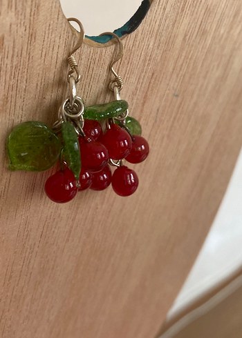 Kırmızı Boncuklu Mini Bohem Küpe - Görsel 5