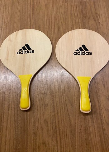 Sarı Saplı Adidas Ahşap Raketi - Görsel 2