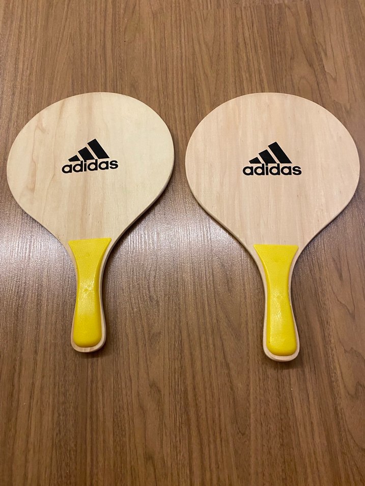 Sarı Saplı Adidas Ahşap Raketi - Görsel 2