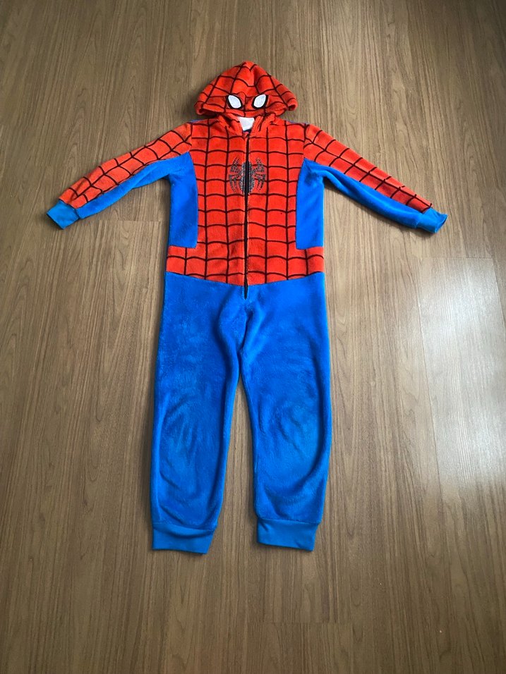 Çocuk Spiderman Kapüşonlu Tulum - Görsel 4