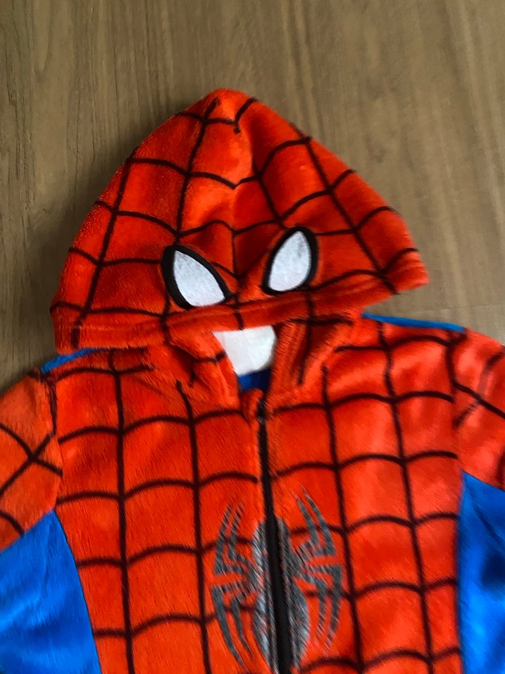 Çocuk Spiderman Kapüşonlu Tulum - Görsel 3