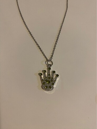 Taç kolye swarovski taşlı