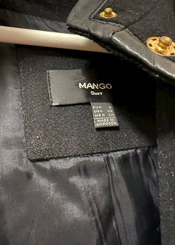 Siyah Deri Kemerli Midi Kadın Pelerin - Görsel 3