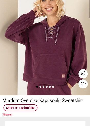 m Beden bordo Renk Pierre cardin modal sweatshirt
