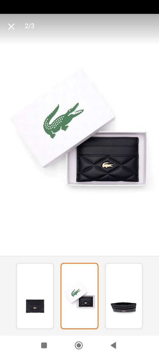 Lacoste kadın kartlık - Görsel 2