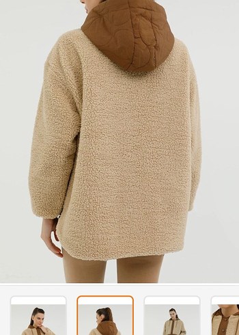 Lumberjack teddy mont - Görsel 2