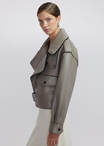 İpekyol vizon deri ceket - Görsel 3