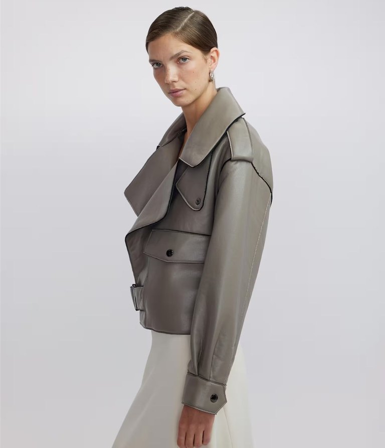 İpekyol vizon deri ceket - Görsel 3