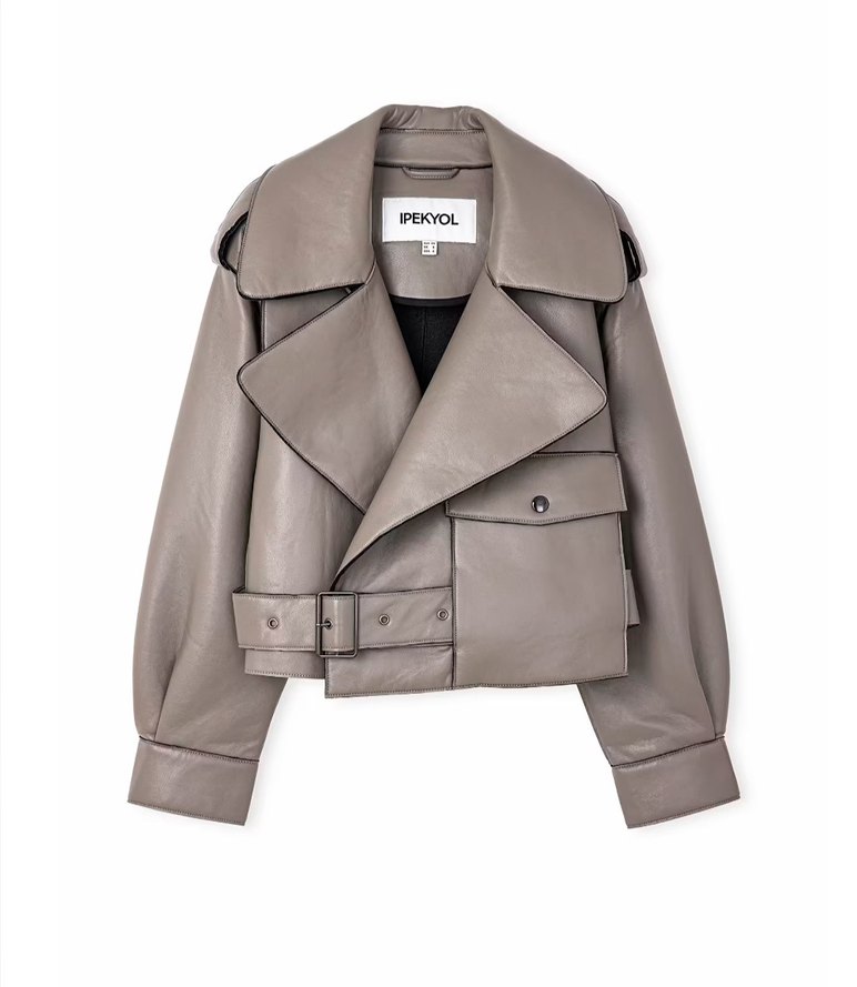 İpekyol vizon deri ceket - Görsel 5