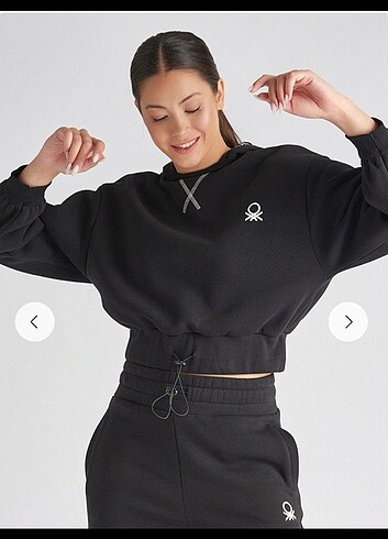 Benetton kadın sweatshirt 