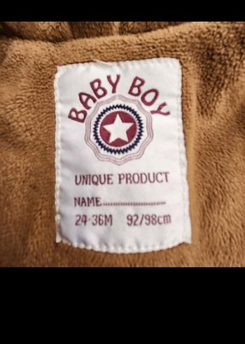 2 3 yaş kadife erkek çocuk mont( 4_5 yaşa da olur) - Görsel 3