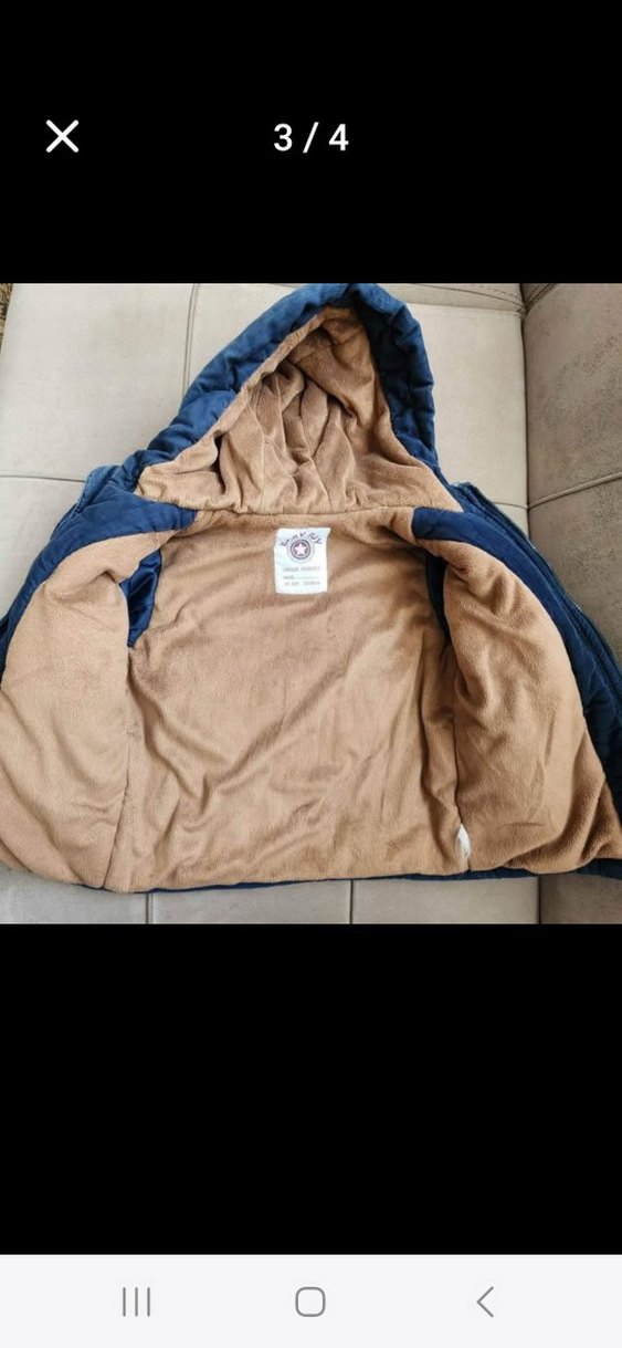 2 3 yaş kadife erkek çocuk mont( 4_5 yaşa da olur) - Görsel 2