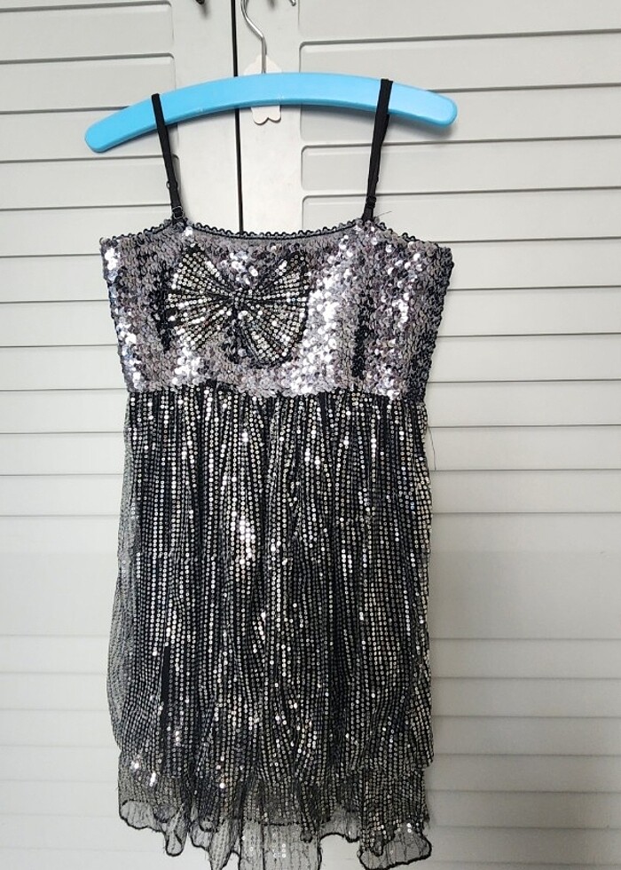 8 9 yaş kız çocuk abiye elbise - Görsel 2