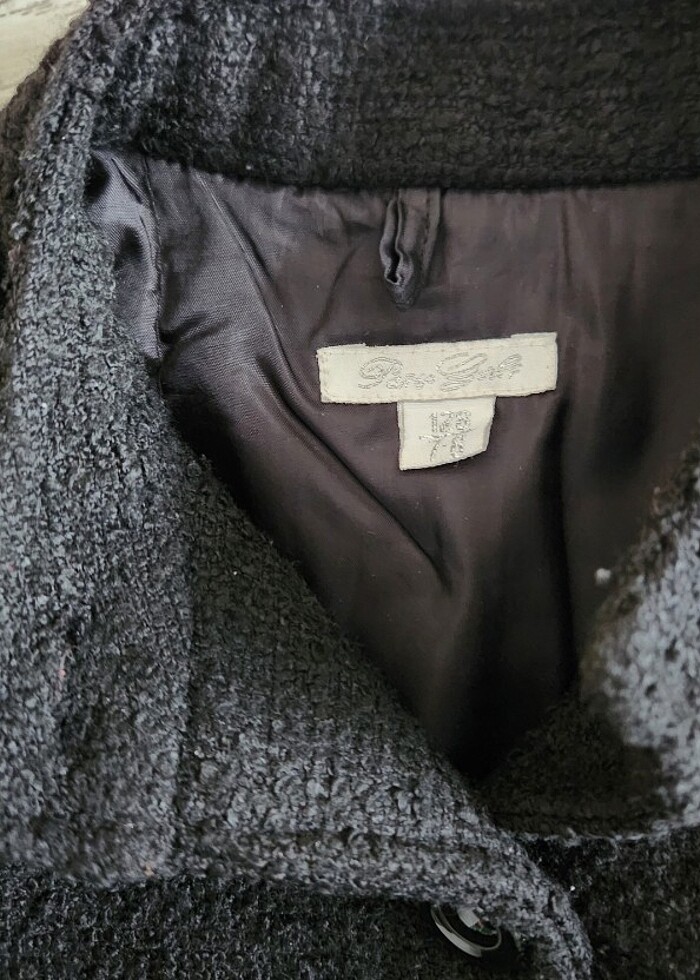 7 8 yaş Panço kız çocuk kaban mont - Görsel 3