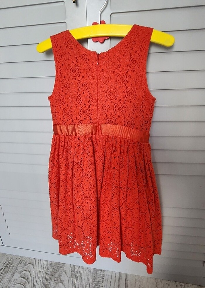 Lcw 6 7 yaş kız çocuk pamuk dantel elbise - Görsel 2