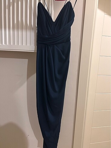 Forever New Lacivert Midi Elbise