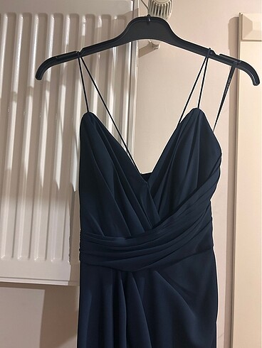 xs Beden Forever New Lacivert Midi Elbise