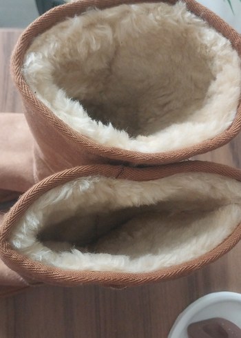 Kahverengi Süet Kadın bot - Görsel 4