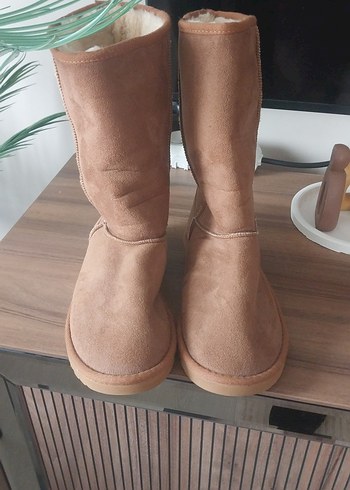 Kahverengi Süet Kadın bot - Görsel 2