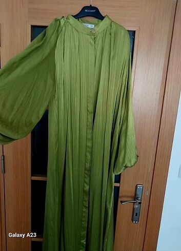 Yagyesili elbise - Görsel 2