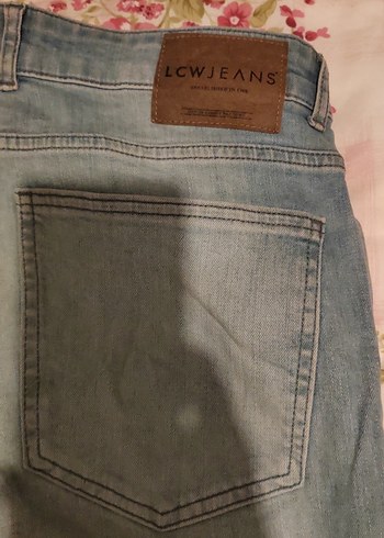 Gri Düğmeli Rahat Kesim Midi Kot Pantolon - Görsel 2