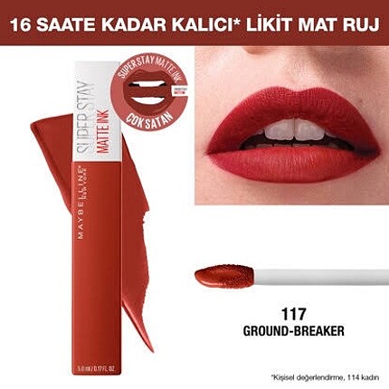 Maybelline superstay likit mat ruj