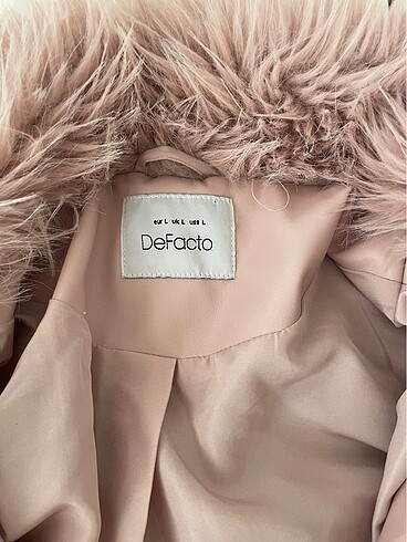 Defacto Defacto pembe kürk