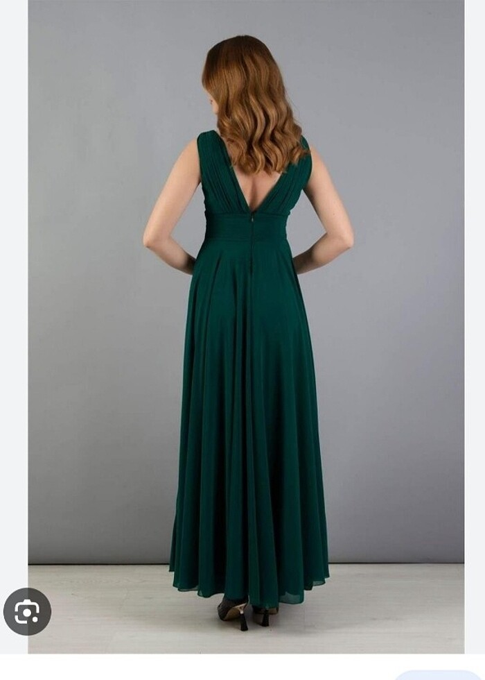 Kadın şifon abiye  - Görsel 2