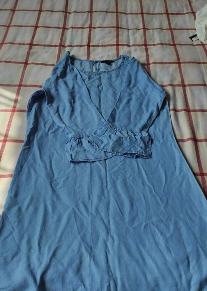 Kadın kot elbise - Görsel 2