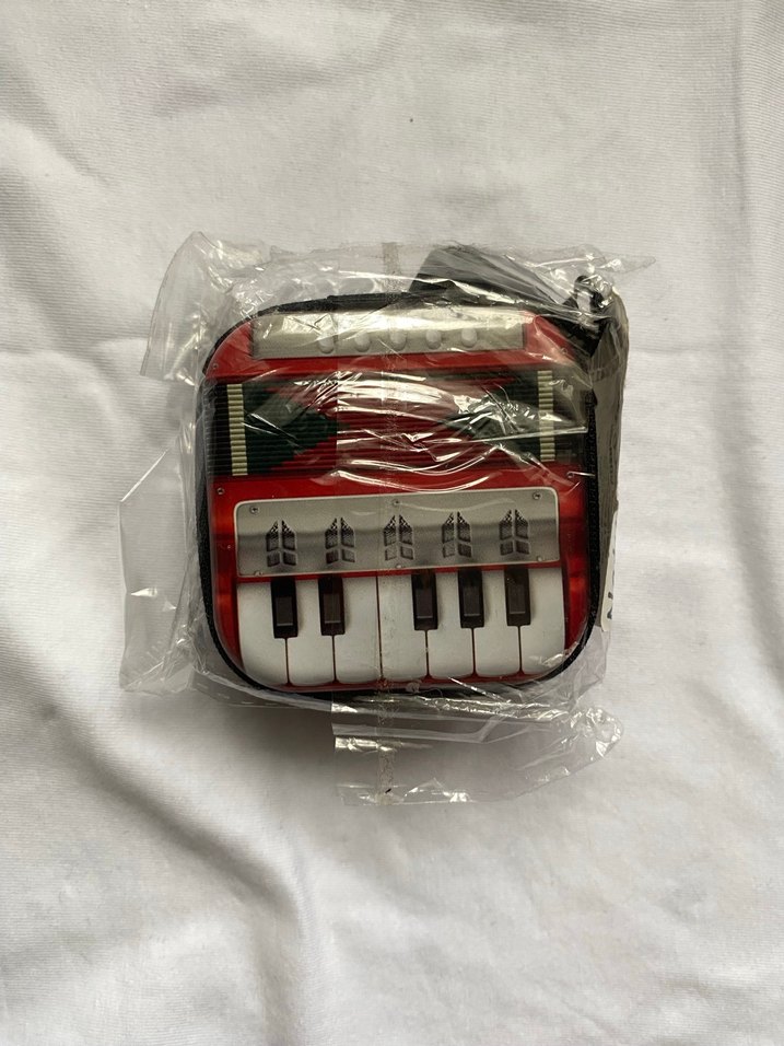 Renkli Mini Piyano Desenli Bozuk Para Cüzdanı - Görsel 2