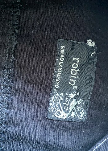 40 Beden Siyah Kadın Kot Ceket