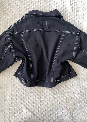 Zara Siyah Kadın Kot Ceket