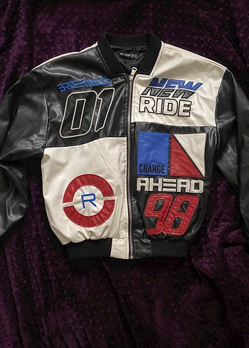 Kadın Deri Motorcu Ceketi - Görsel 2