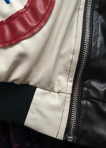 Kadın Deri Motorcu Ceketi - Görsel 5