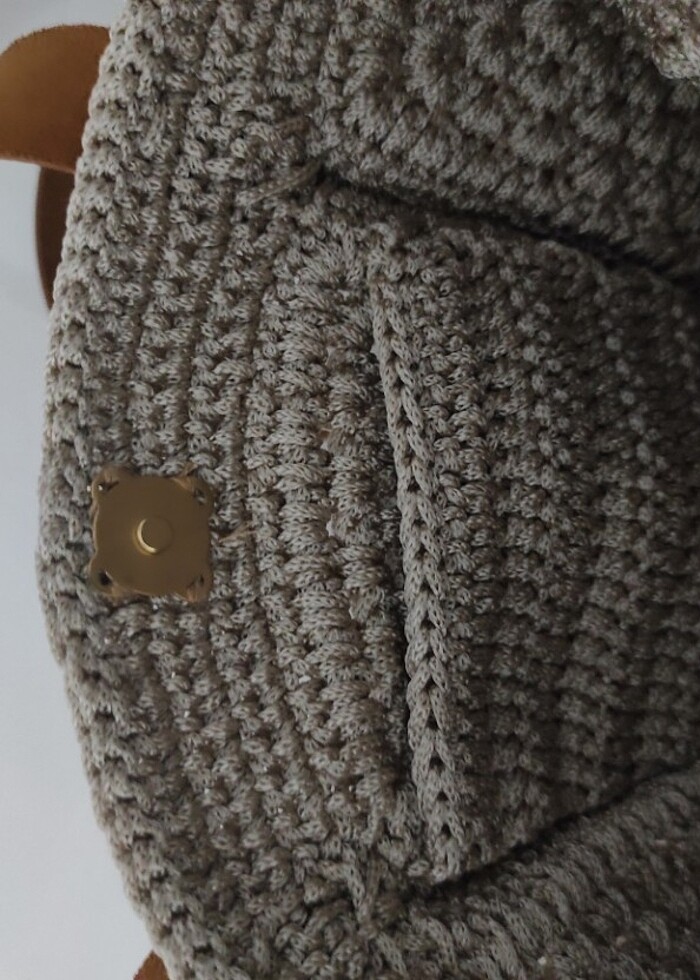 El örgüsü makrome çanta  - Görsel 4