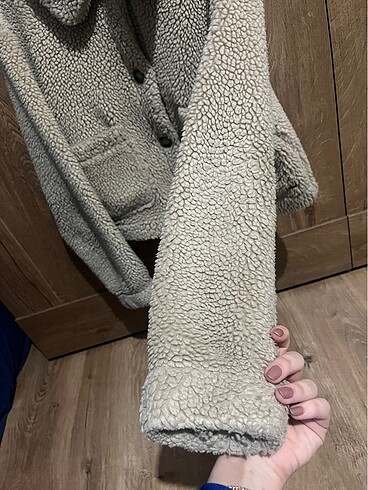 s Beden ten rengi Renk Pull&Bear peluş ceket