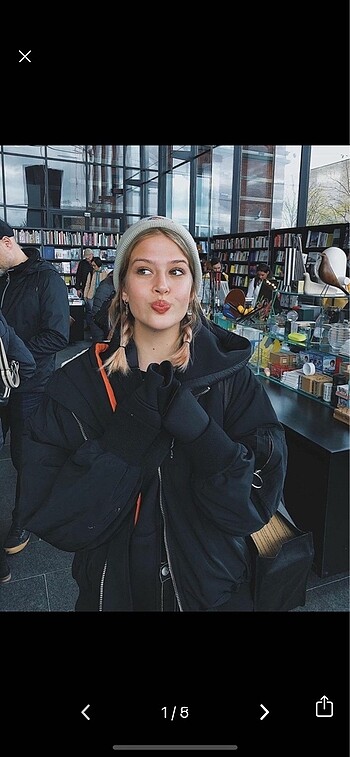 Zara kapüşonlu bomber ceket