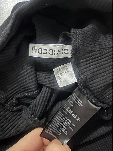 m Beden siyah Renk H&M fitilli tayt