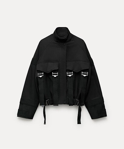 Zara tokalı bomber ceket