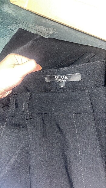 m Beden siyah Renk Silva Collection Kumaş Pantolon