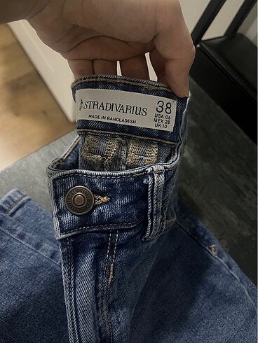 m Beden Stradivarius Mom Jean