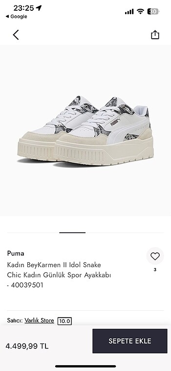 Puma Kadın Sneakers