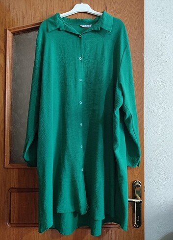 Büyük beden ayrobin kumaş tunik 56 beden