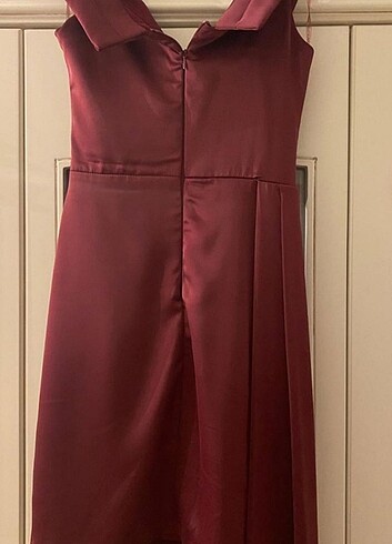 38 beden bordo abiye - Görsel 4