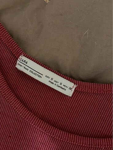 Zara Zara ribanalı pembe askılı üst